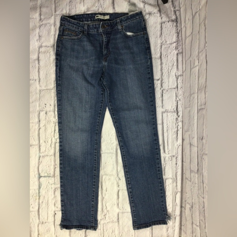Levi's‎ Women's Mid Rise Skinny Medium Wash Color Red Tab Size 12 W 31 L 32